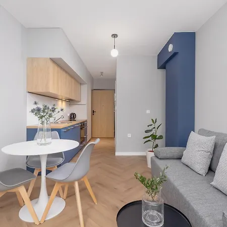 アパート Velvet Indigo 1Br Ap-Balcony & Lift-Podgorze クラクフ